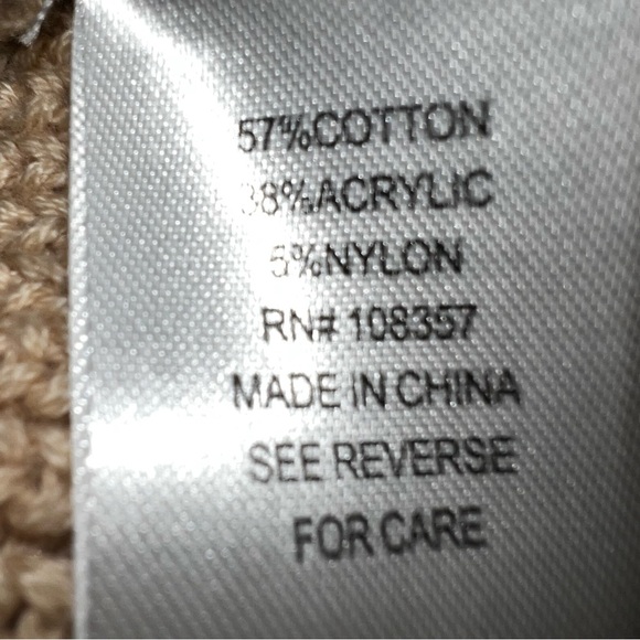 Evereve Tan Knit Cardigan with Buttons and Pockets Size XS - Picture 7 of 8